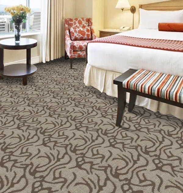 Machine Made Tufted Pure Wool Carpet For Hotel